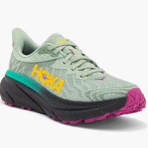 HOKA Women's Challenger 7 ATR Trail Running Shoe Aloe Vera/Black 8.5